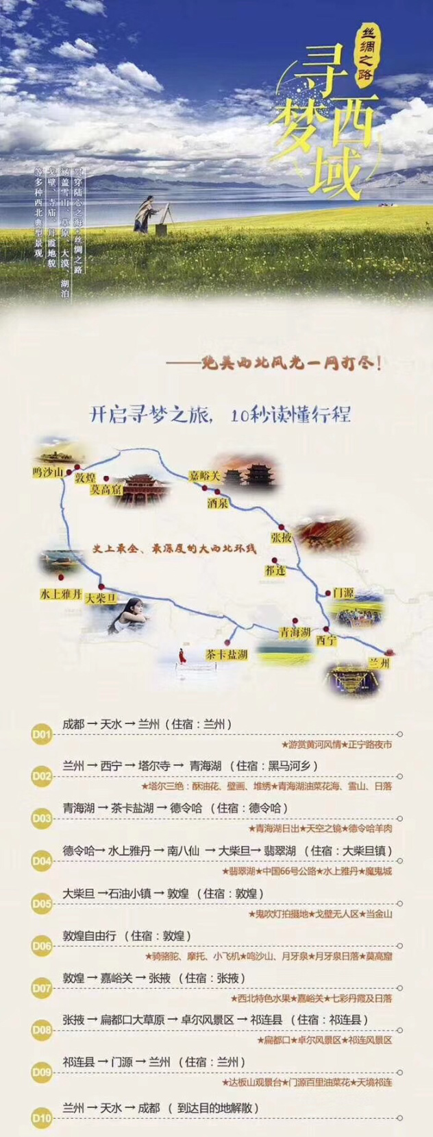 从成都到青海湖,一场说走就走的西北之旅 从成都到青海湖,一场说走就走的西北之旅